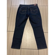 streetwear everyday Levis Demi curve skinny jeans womens 29x28 dark wash stretch