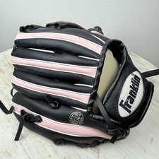 Franklin Baseball Glove Girls RTP Series 4809-9 1/2" Pink Right Handed