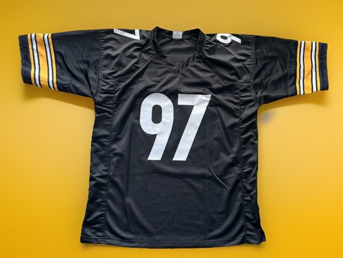 Camiseta deportiva de los Steelers firmada por Cam Heyward JSA - Imagen 2 de 4