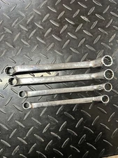 Snap-On Metric Deep Offset Double Box End Wrench Set 4pc 12-19mm XOM  Underline