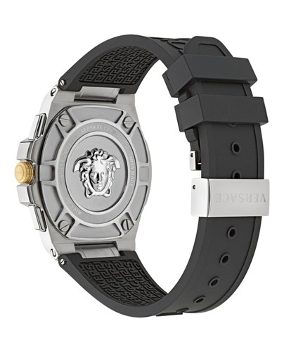 Versace Mens Stainless Steel 45mm Strap Fashion Watch - Picture 3 of 5