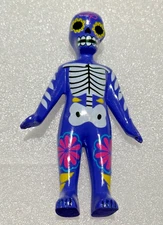 HALLOWEEN Dia de Muertos (Day of the Dead) CALAVERITAS Figurine PURPLE SKELETON