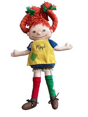 Pippi Longstocking Softtoys Plush Rag Doll 22  Astrid Lindgren Sweden Toy
