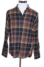 J. Crew Men's Classic Fit Flannel Button Down Plaid Shirt Sz M Multi Color