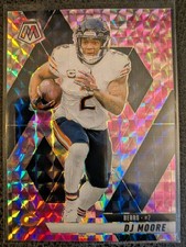 2025 Pabini-Mosaic Football DJ Moore Pink Mosaic Prizm #180