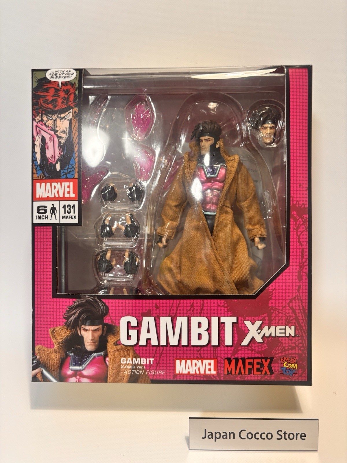 Medicom Toy Mafex No.131 GAMBIT Comic Ver. Marvel X-MEN Medicom Toy Mafex No.131 GAMBIT Comic Ver. Marvel X-MEN