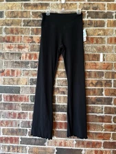 Ebb & Flow Black Flare Leggings Active Pants Stretch Women’s Size:M NWT