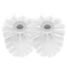 2pcs Plastic Brush Replacement Heads for Bathroom Use