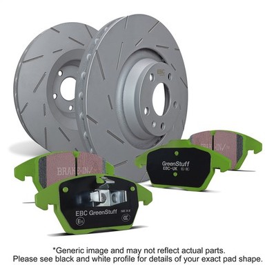 Ebc Brakes S2kf1197 S2 Kits Greenstuff 2000 And Usr Rotors