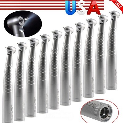 KaV Style Dental Fiber Optic LED Handpiece Fast High Speed /LED Coupler 4/6Hole