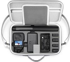 Portable PU Leather Bag Travel Carrying Case for DJI Osmo 360/Xtra Sphere 360