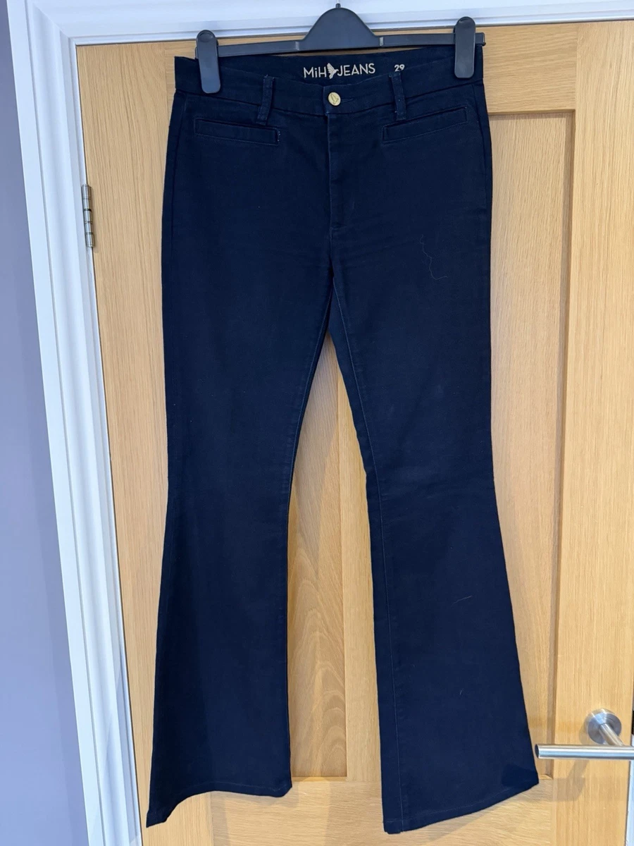 Jeans Femme M.i.h Jeans Taille 28/S - Coupe Moyenne, Lavage Foncé (noir), Neuf Sans étiquettes