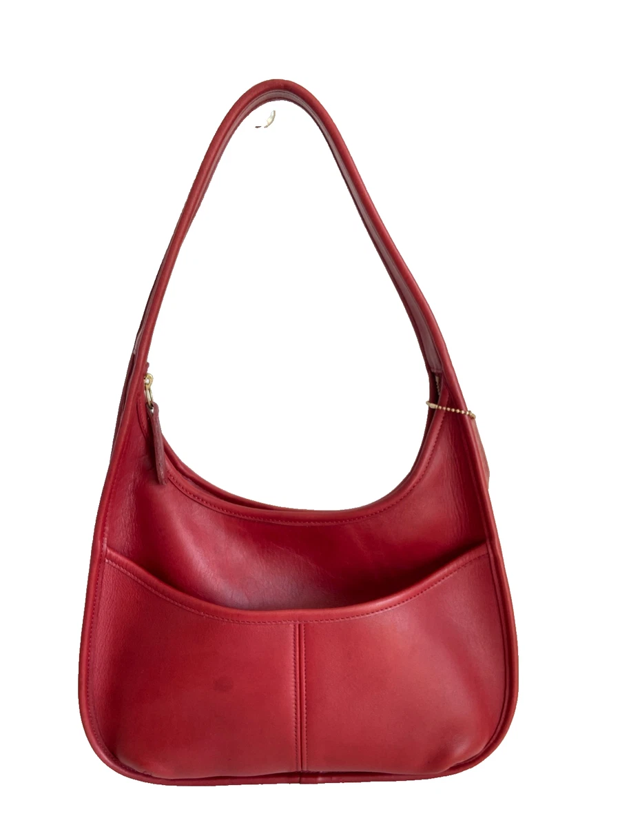 バッグ COACH OneShoulder Bag Hobo Leather red NWT - COACH Aria Shoulder Bag - Refined Pebble Leather - Red CP099