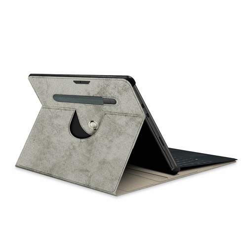 Per Microsoft Surface Pro 8 13"" supporto rotante pellicola custodia in pelle - Foto 39 di 75