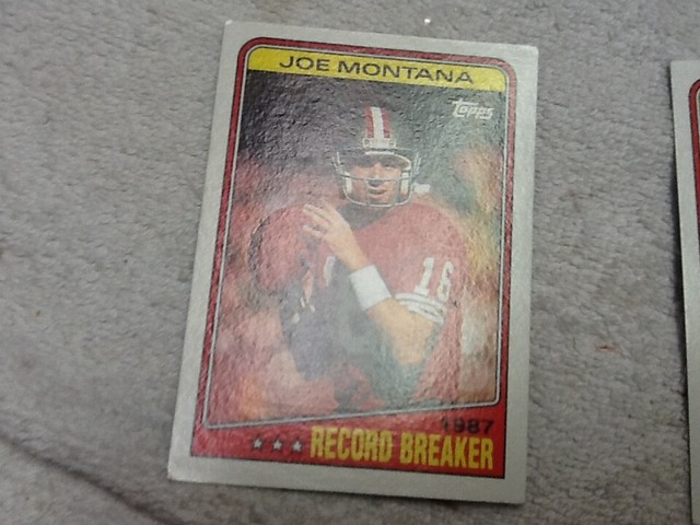 1988 TOPPS HOF S JERRY RICE JOE MONTANA RECORD BREAKER 49ERS EBay