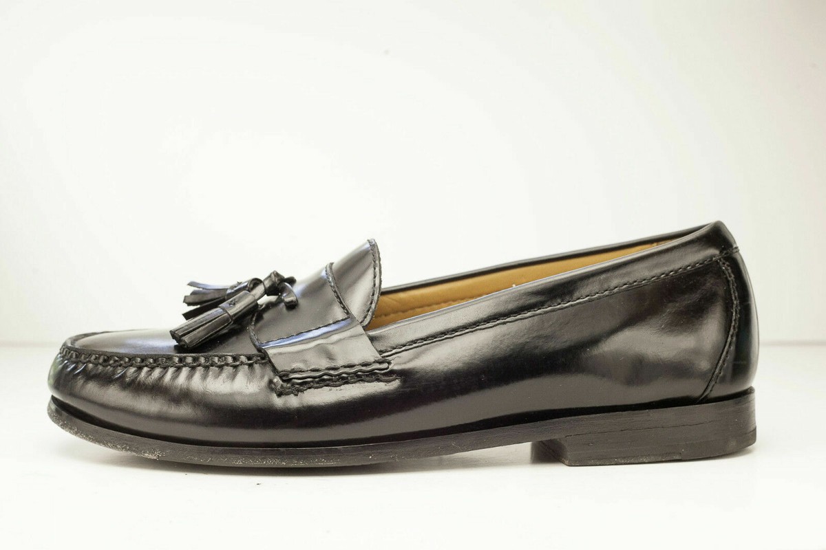 Cole Haan 9.5 Black Tassel Loafers Men display picture 3