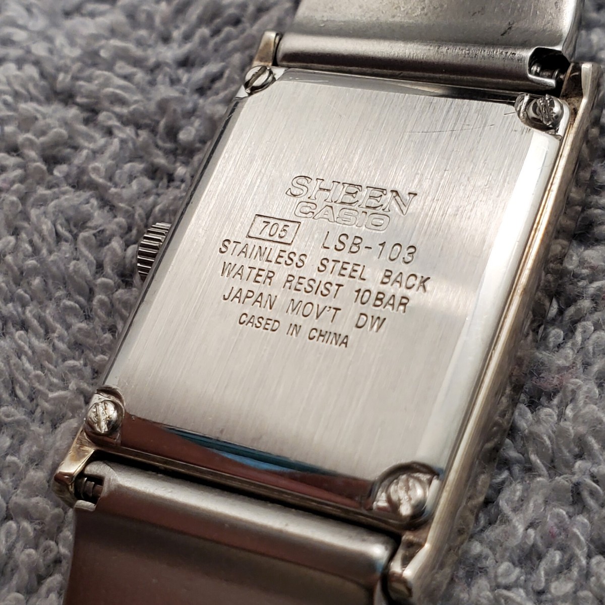 Nestlé 時計 Casio Sheen LSB-103 QUARTZ ANALOG WATCH JAPAN MOV'T WR 100M