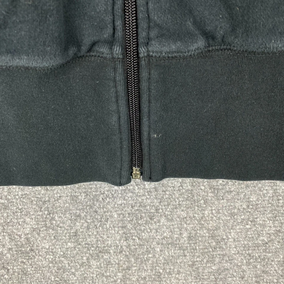 Sudadera con Capucha TYR Para Mujer Mediana Cremallera Completa Envejecida 100% Algodón Cordón M Foto 3 de 4