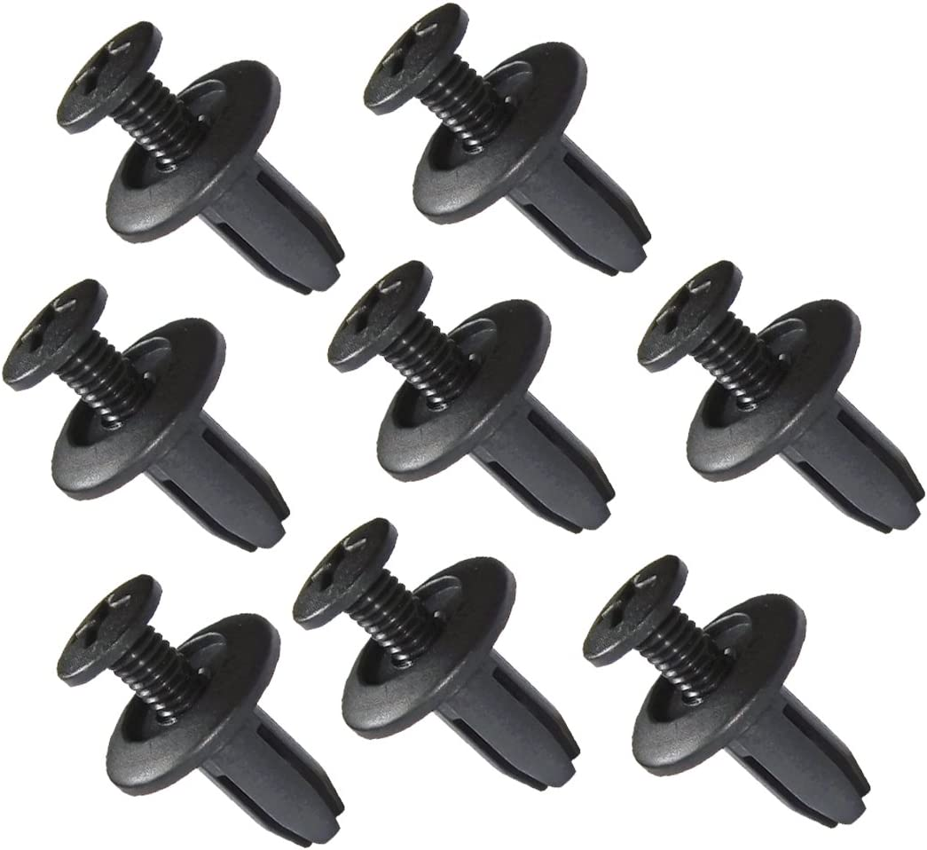 Kit 10 Tornillos Para Revestimiento De Paso De Rueda - Repuesto Metálico N90775001 N90648702 | Para Fijación De Guardabarros