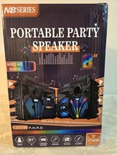 WONDERFUL NB Series 8 Wireless Portable Party Speaker Wired Mic  Remote Karaoke