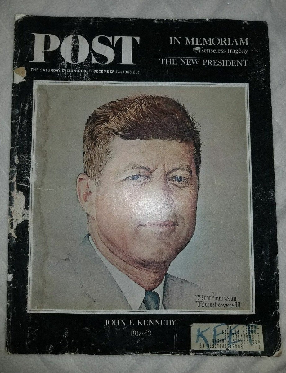 Saturday Evening Post Magazine Memoriam John F Kennedy | eBay