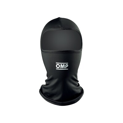 OMP KART BALACLAVA KARTING KART RACING  FABRIC WITH HIGH BREATHABILITY - BLACK