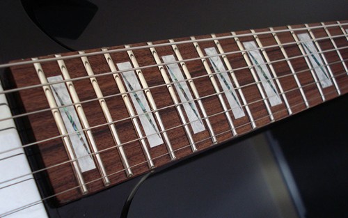 Split Blocks MOP Block Fretmarker Inlay Sticker Decal for Dominion or ANY GUITAR - Picture 3 of 4