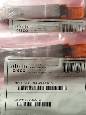 CISCO QDD-400G-DR4-S New Sealed with Two Years Warranty 