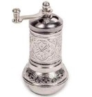 Pepper Salt Spice Seed Mill Grinder New Silver Color Turkish
