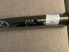 Dodgers James Outman Autograph Pro Rawlings Bat. Rare