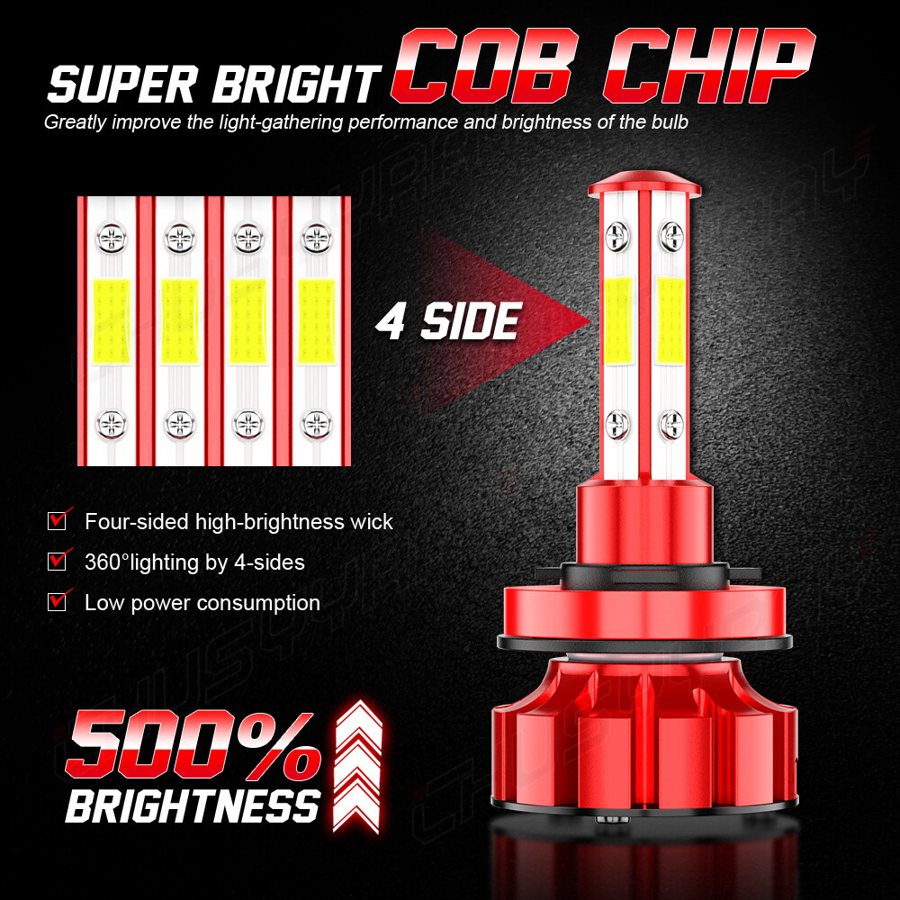 6 Faros Led Para Chevy Impala 2006-2013, 40000lm, 200w | Meses Sin Interés - Foto 11