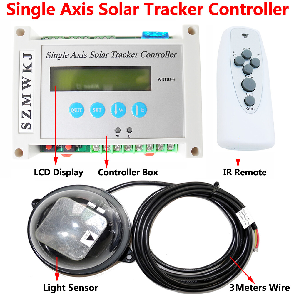 Single/Dual Axis Electronic Controller +Relay Module for Solar Panel ...