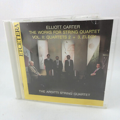 CD - 1988 - Elliott Carter - The Arditti String Quartet   The Music For String Q
