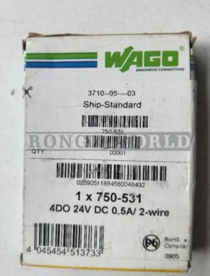 One WAGO analog input module 750-531 new