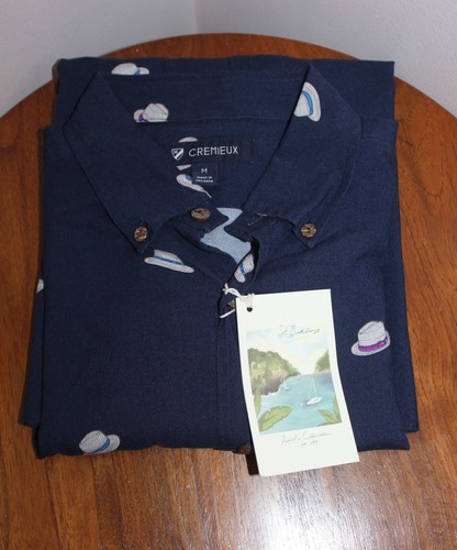 DANIEL CREMIEUX ST. BARTHELEMY CHAQUETÓN INFORMAL ABOTONADO AZUL MARINO TALLA M & XL - Imagen 2 de 16