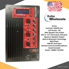 Plate Amplifier for PA/DJ Speaker Cabinets and Loudspeakers