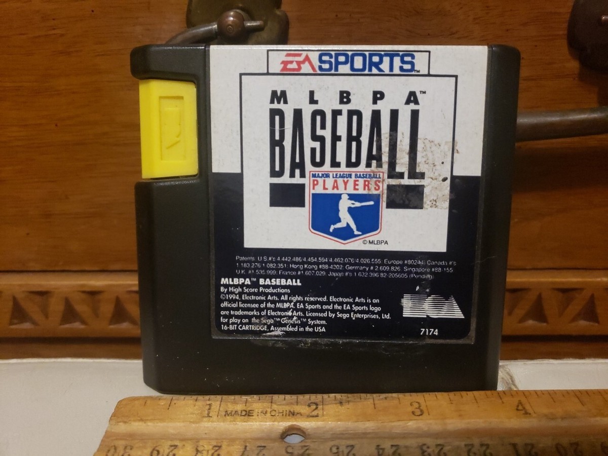 Sega Genesis EA Sports Video Game Cartridge - MLBPA Major League 