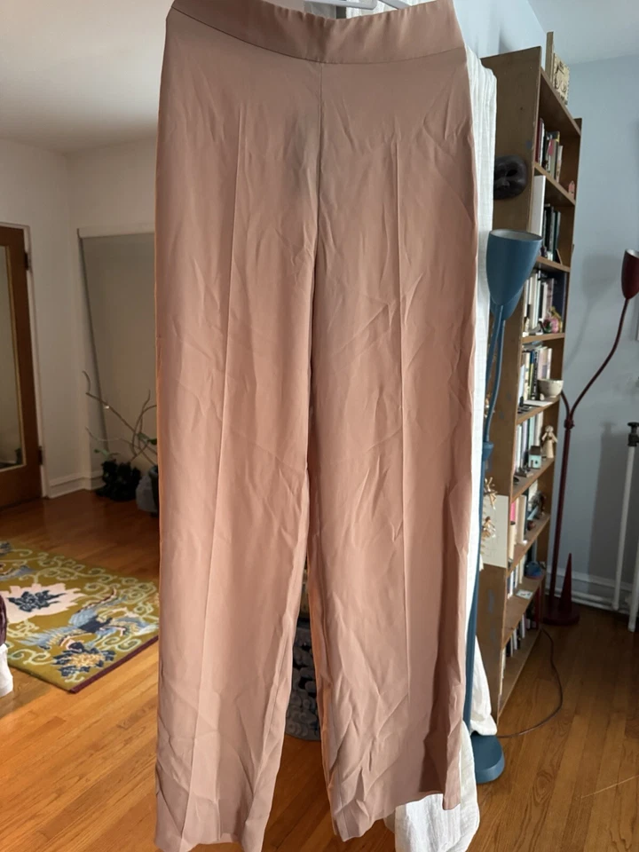 RRP €239 MAX MARA STUDIO Nettare Flared Trousers IT50 US16 UK18 XXL High Waist - Image 4 of 4