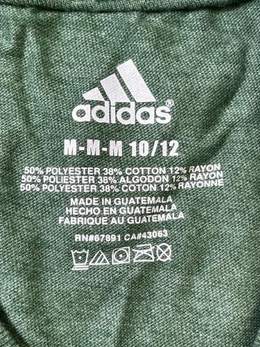 adidas Youth Portland Timbers Bicycle Kick T-Shirt GREEN - MEDIUM 10/12 - Picture 5 of 7