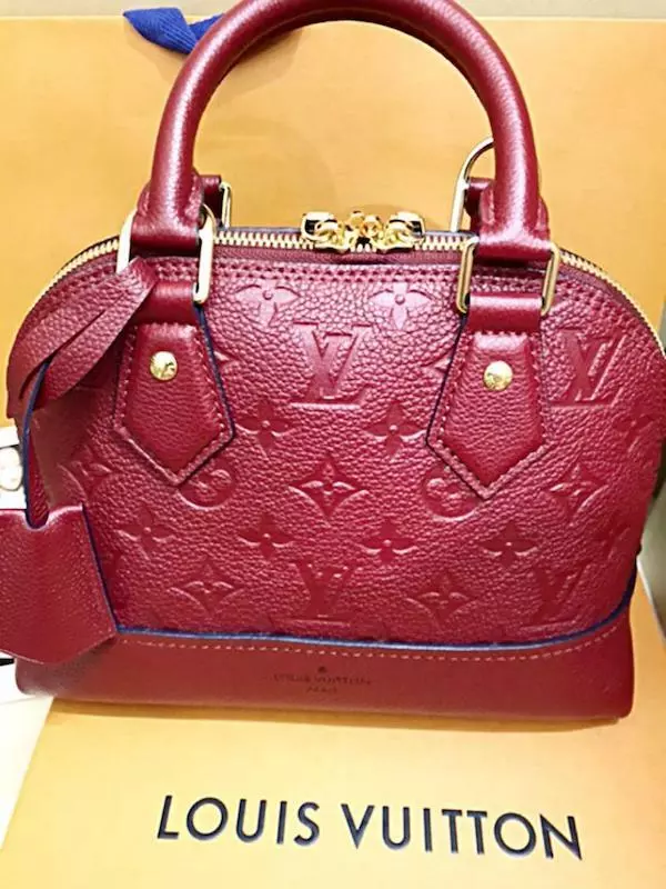 Louis Vuitton Red Monogram Vernis Neo Alma PM Bag Louis Vuitton