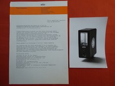 Max Braun AG compact flash unit F 410 LS press release E 1104 Braun Kronberg