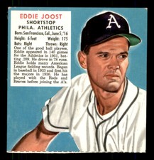 1952 Red Man Tobacco #12a Eddie Joost EX