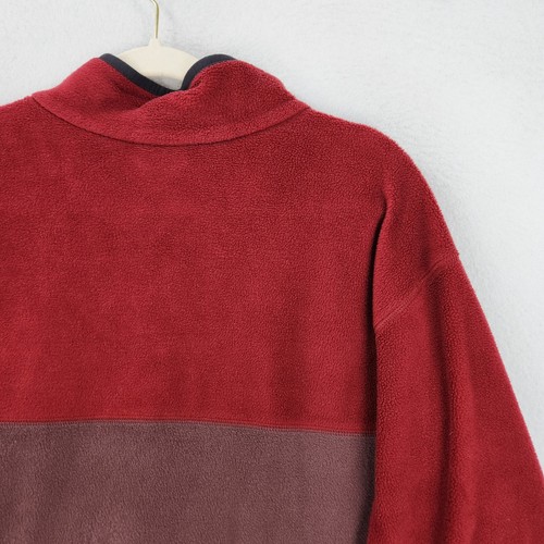 Pull Columbia homme XXL rouge polaire quart snap pull décontracté extérieur - Photo 9/9