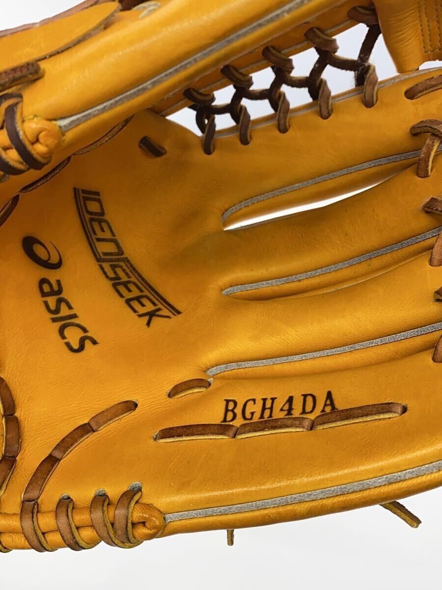 ASICS baseball equipment BGH4DA hardball gloves Brown Used ASICS baseball equipment BGH4DA hardball gloves Brown Used