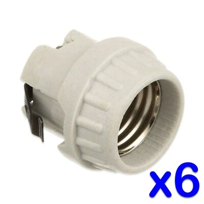 6 x HENNY PENNY LAMP HOLDERS 28294 BULB SOCKETS HEATED FOOD DISPLAY HCW-5 HCW-8