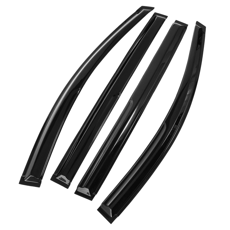 Visera de ventilación de ventana para Toyota Sienna 2004-2009 JDM ondulada sol protectores de lluvia deflector Foto 4 de 4