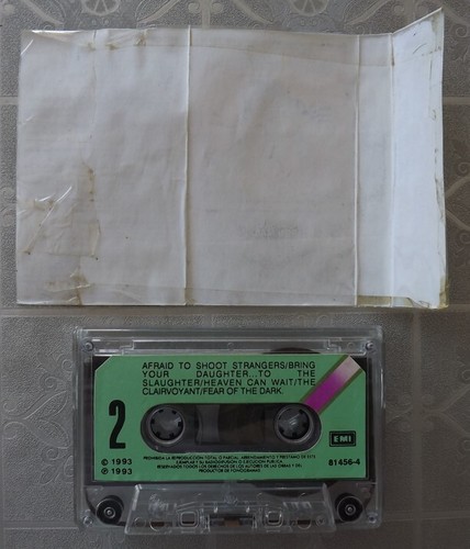 IRON MAIDEN • A Real Live One • Cassette • Guatemala - Imagen 2 de 2