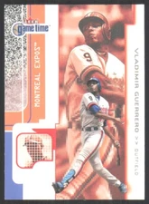 2001 Fleer Game Time Vladimir Guerrero Montreal Expos #33