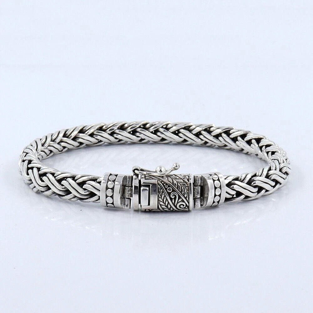 Silver bracelet for sale men latest design