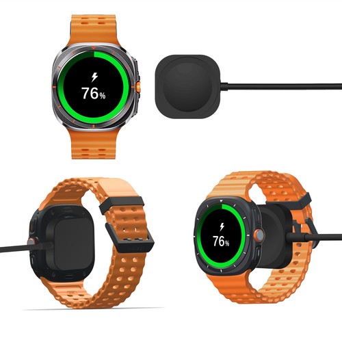 Dwuportowa magnetyczna ładowarka Stacja ładująca do Samsung Galaxy Watch Ultra 7 6 5 4 - Zdjęcie 2 z 15